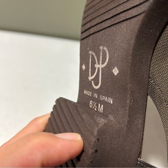 Donald J. Pliner Womens Pull On Block Heels Size 6.5 Brown - Picture 6 of 8